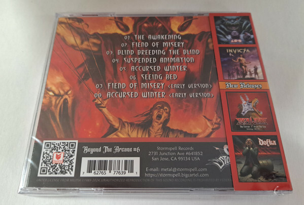 MILITIA - Fiend of Misery (Brand new reissue CD from late