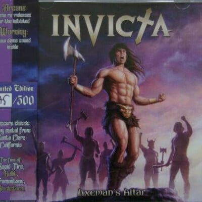 Invicta - axeman's altar (new 2024 cd from 1990's california power metal band - includes 1992 and 1994 recordings) - Thumbnail 2