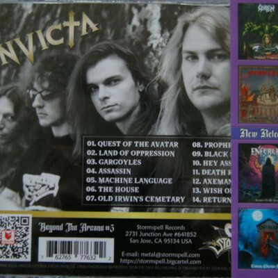 Invicta - axeman's altar (new 2024 cd from 1990's california power metal band - includes 1992 and 1994 recordings)