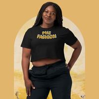 PME Fashion large gold arch Womens crop top - Thumbnail 1