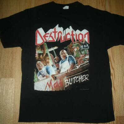Destruction "mad butcher" t-shirt (large) 2nd hand