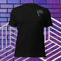 PME Fashion grey flag Unisex t-shirt - Thumbnail 1