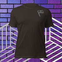 PME Fashion grey flag Unisex t-shirt - Thumbnail 2