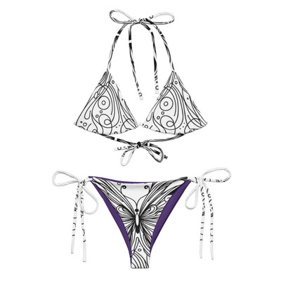 Queen Butterfly string bikini