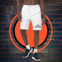 PME Fashion basic black letters Men's fleece shorts - Thumbnail 2