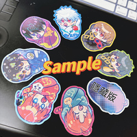 Gintama Baby Acrylic charm & stickers - Thumbnail 1
