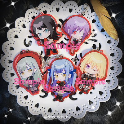 Ave mujica charm keychain & sticker