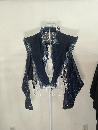 Post-Apocalyptic Japanese Denim Vest