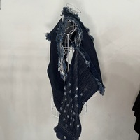 Post-Apocalyptic Japanese Denim Vest - Thumbnail 8