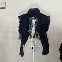 Post-Apocalyptic Japanese Denim Vest - Thumbnail 9