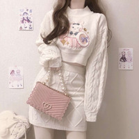Cozy Knit Bunny Matching Set - Thumbnail 8