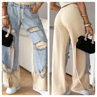 Fashion Denim Sweats-TD