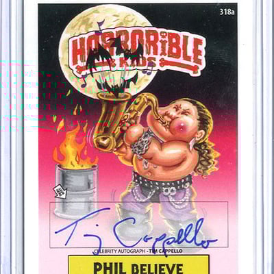 Horrorible kids tim cappello- celebrity auto card