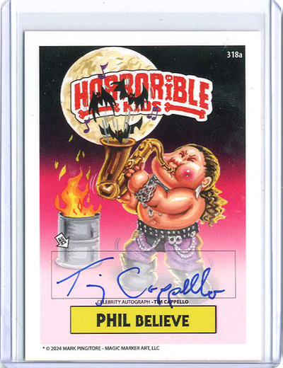 Horrorible Kids TIM CAPPELLO- CELEBRITY AUTO Card