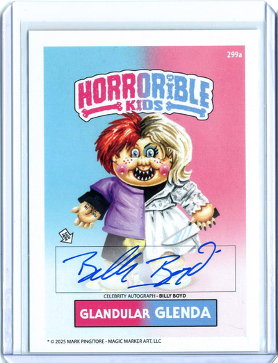 Horrorible Kids BILLY BOYD- CELEBRITY AUTO Card