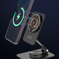 Aluminum Alloy Bracket With Wireless Charger For Phone ICD09 - Thumbnail 2