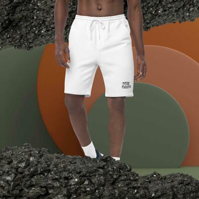 Pme fashion white arch men's fleece shorts
