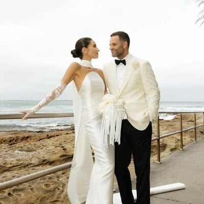 Simple mermaid satin beach boho wedding dress bridal gown wedding gown