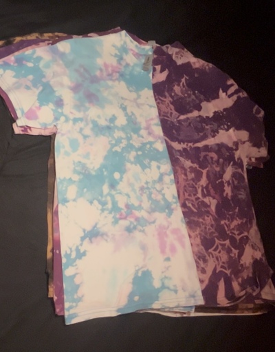 Split Tie-dye Tee 