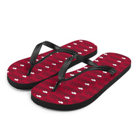 Sparkle Frabic Flip-Flops - Thumbnail 1