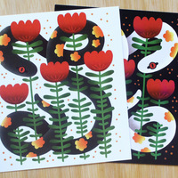 Black Snake Postcard - Thumbnail 2