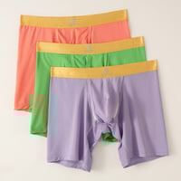 Multi-color 3PK Men's Sexy underwear sports mesh holes quick-drying boxer shorts KX029PJ - Thumbnail 1