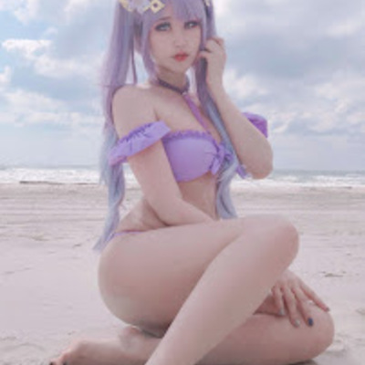 Keqing beach ver. genshin impact