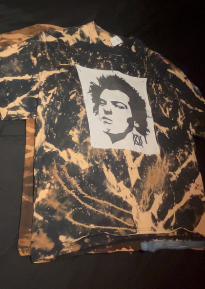 Anti-dye Tee with Sid Vicious patch