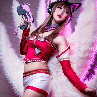 D.va ahri crossover ver. overwatch