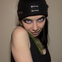 Black studded and pierced beanie  - Thumbnail 2