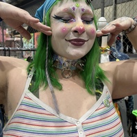 Iridescent Bulldog Spiked Choker  - Thumbnail 3