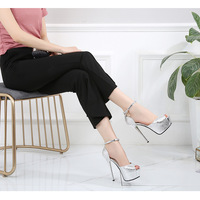 Sexy Women's Ultra High Stiletto Heels - Thumbnail 4