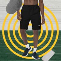 PME Fashion white flag Men's fleece shorts - Thumbnail 1