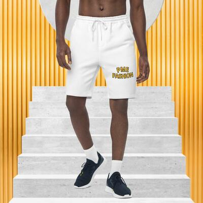 Pme fashion large gold arch men's fleece shorts