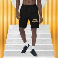 PME Fashion large gold arch Men's fleece shorts - Thumbnail 1