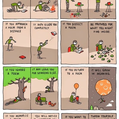 "understanding poetry" poster