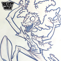 SIDESHOW BOB Pin pencil art - Thumbnail 1