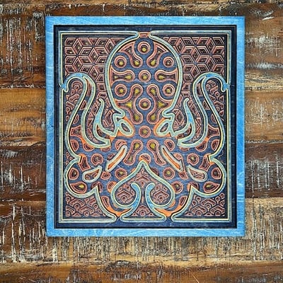 Blue octopus