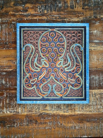 Blue octopus