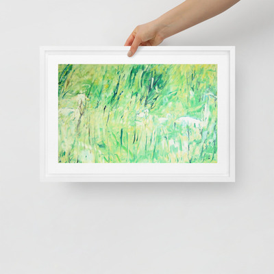 Framed canvas - refuge