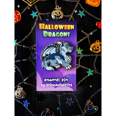 Howl the werewolf dragon enamel pin