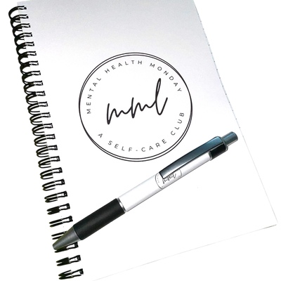 Self-care club notebook & pen bundle