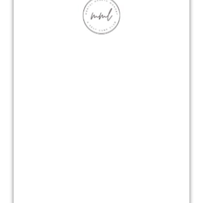 Self-care club notepad