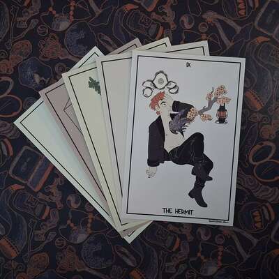 Quicksilver tarot mini prints