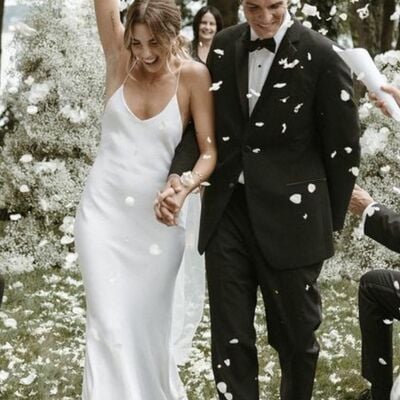 Sexy sheath  wedding gown, spaghetti straps beach bridal gown wedding dress