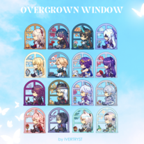 Honkai Star Rail - Overgrown WIndow Standee & Sticker