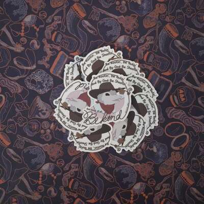 Rootin' tootin' sticker