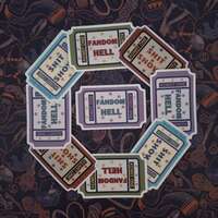 Admit One Ticket Stickers - Thumbnail 4