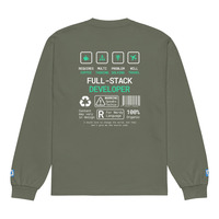 Talk Nerdy Full-stack Dev Long Sleeve - Thumbnail 7