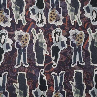 Quicksilver tarot sticker pack